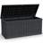 230 Gallon Large Outdoor Storage XXL Deck Box For Patio Furniture, Outdoor Cushions, Garden Tools And Sports/Pools Equipment, Waterproof Resin, Lockable, Black-114698573
