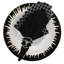Splash On Black Lacquer Placemat-220553183