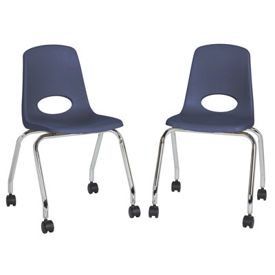 Chaise mobile 18 "avec roulettes