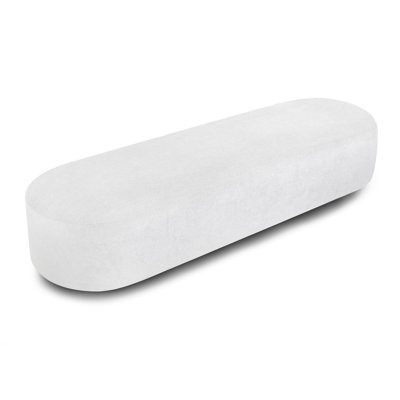 Benehaley 79" Wide Oval Standard Ottoman by Wade Logan