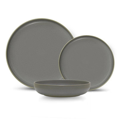 Gaviota 12 pc Stoneware Dinnerware Set, Service for 4