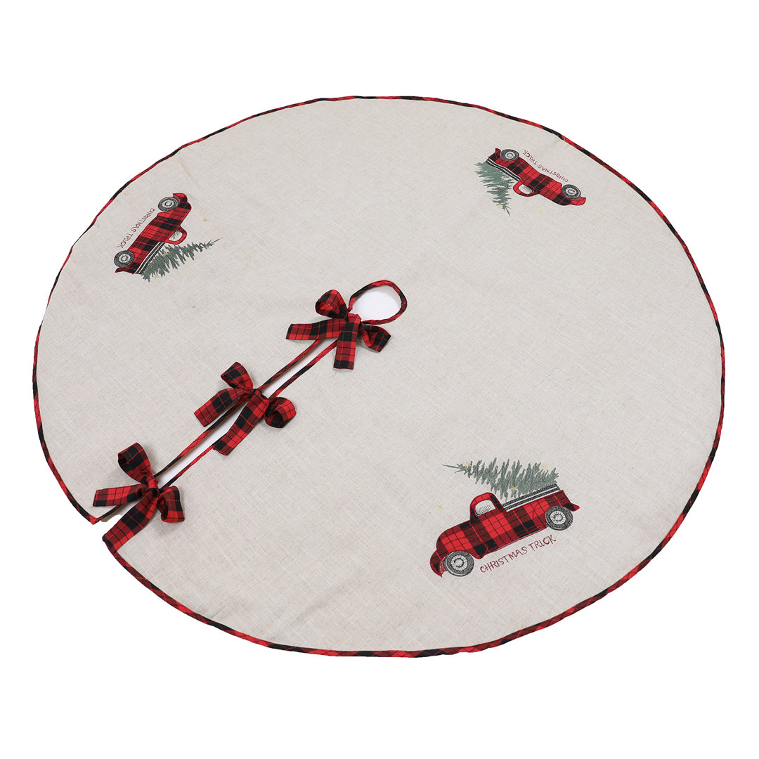 Linen Blend Tree Skirt The Holiday Aisle®