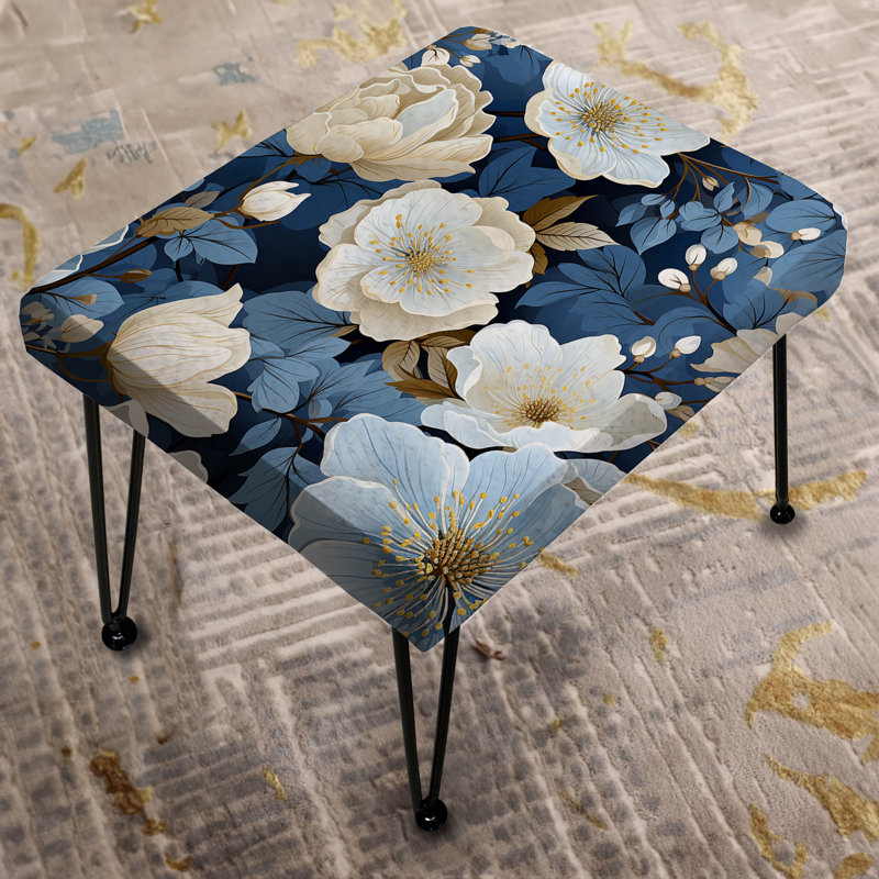 Motif floral bleu Tranquil Blooms