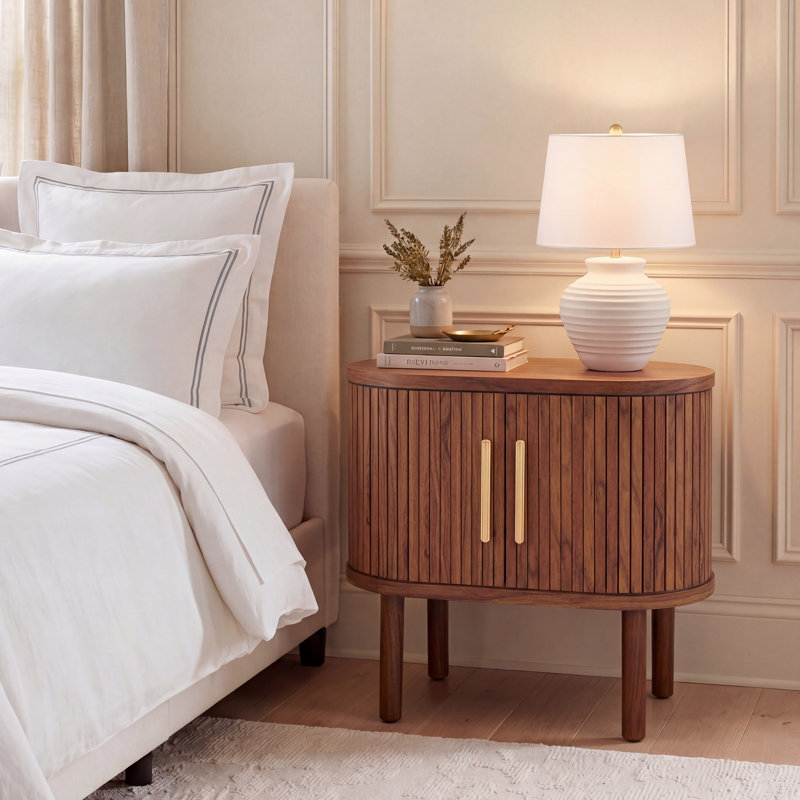 Table de chevet Eaton, Noyer