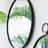 Iron Frame Vertical Round Mirror