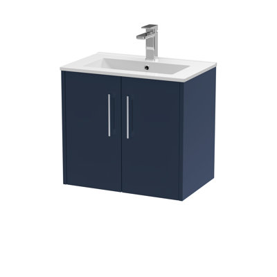 Juno 600mm Single Bathroom Vanity with Drop In Vitreous China Basin