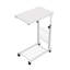 Industrial Adjustable Overbed Desk with Wire Basket-57797746