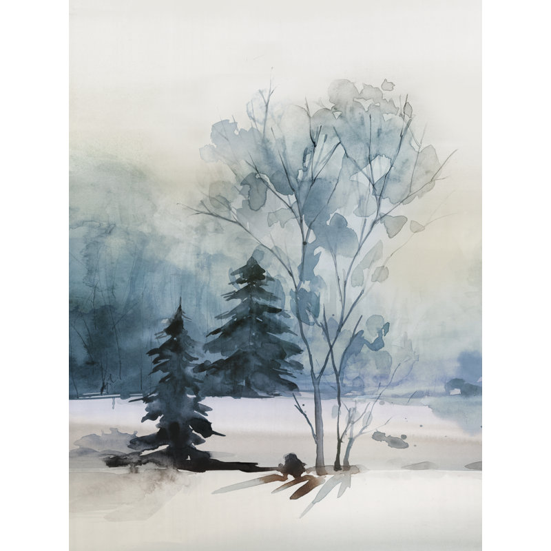«Dusty Blue II» sur toile par Isabelle Z, reproduction, H 48 po x l 36 po
