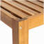 Ensemble de conversation modulaire en bois pour terrasse 5 pièces avec coussins, finition naturelle et coussins bleus Topmax-1087846506