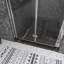 Porte de douche demi-cadre l 32 po x H 72 po