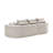 Bridger 106’’ 2 – Piece Cloud Curved Compression Sectional Sofa-654601951