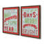 Frosted Merry Wishes, ensemble de 2 reproductions d'art-293237285-293237291