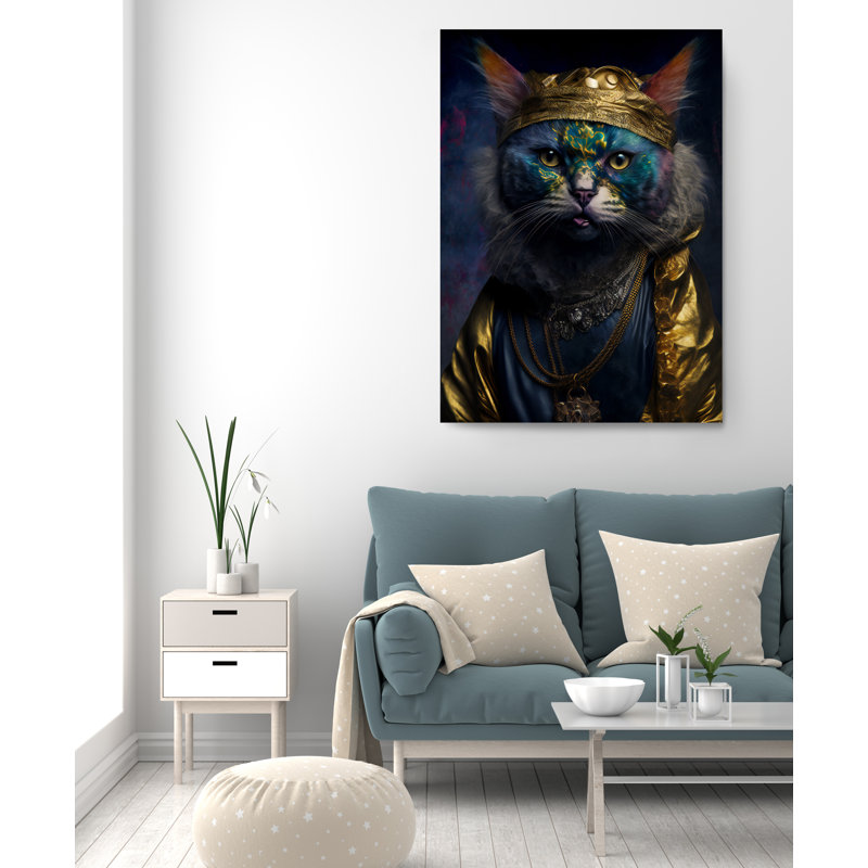 «Jordayn» Fortuneteller Cat Forecaster, 60" H x 40" W