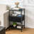 Nightstand with Built-in Charging Station, Bedside Table with Adjustable Fabric Drawer and 3-Tier Storage End Table-37325741-45358474