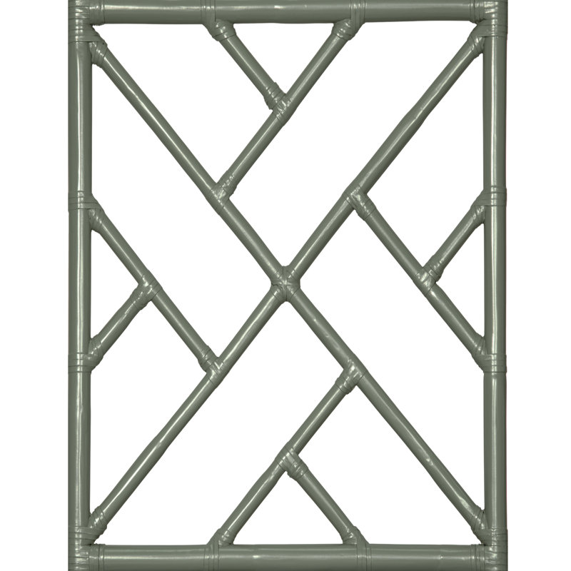 Alden Chippendale Open-Frame Headboard, King, Evergreen
