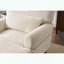 Chaise longue moderne - rembourrée - blanche-517260088