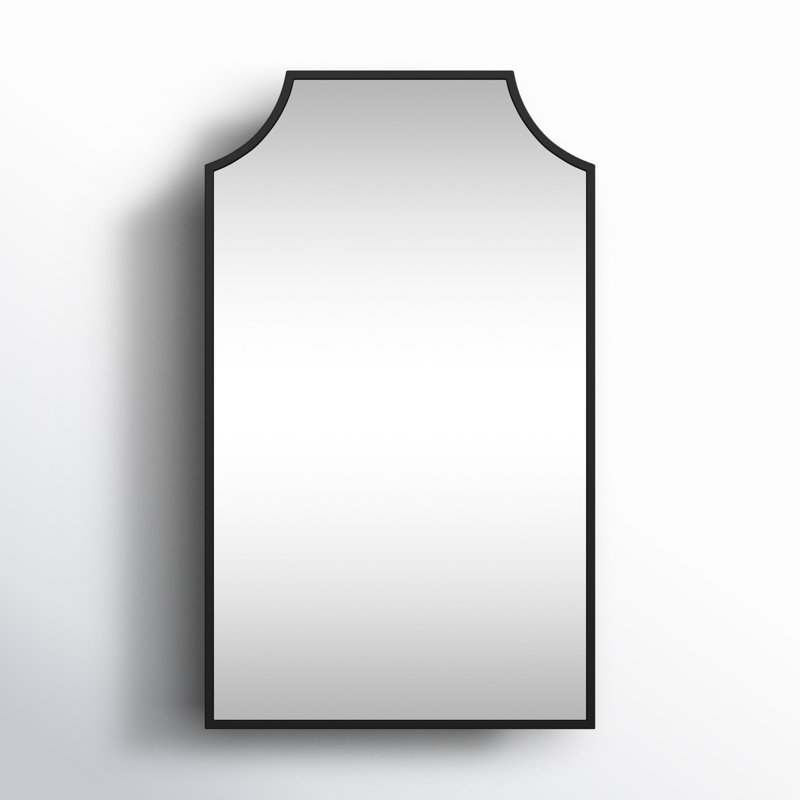 Simone Medicine Cabinet, Recess and Surface Mount,  Black