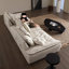 Canapé modulaire en polyester blanc crème-955745666-955745667