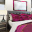 Ensemble de housse de couette abstrait - Designart triangulaire sur fond d'abat-jour-35229261-35375620