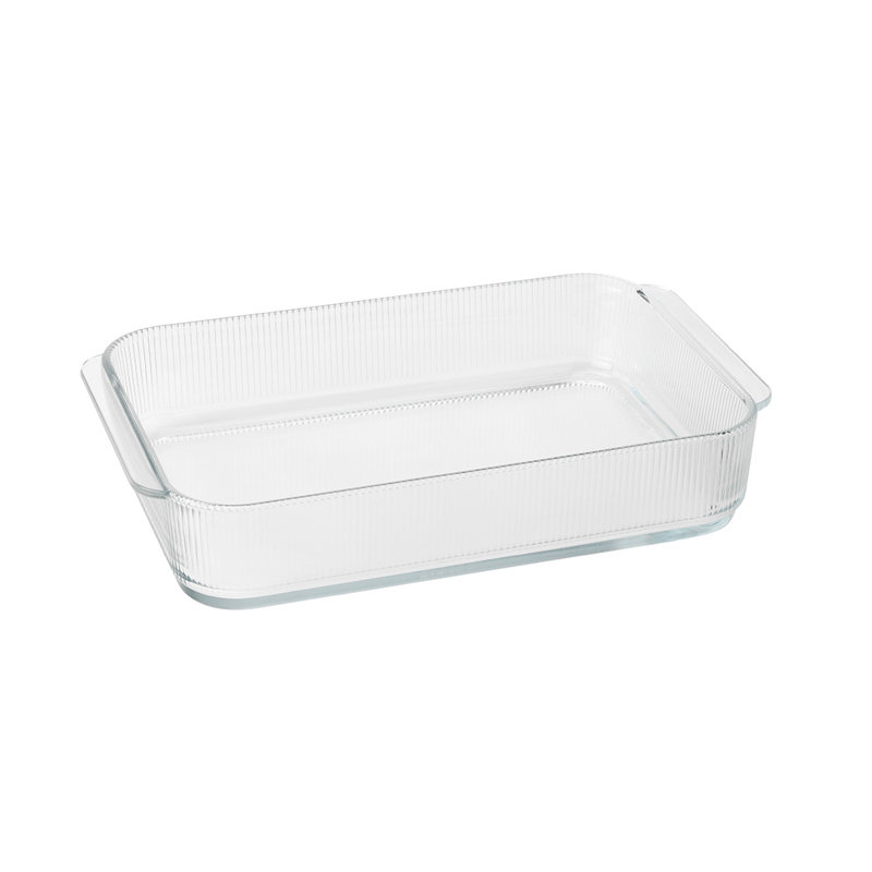 Stelton Pilastro Glass Baker Bakeware, 6.3 cm H x 33.1 cm L x 20.7 cm W