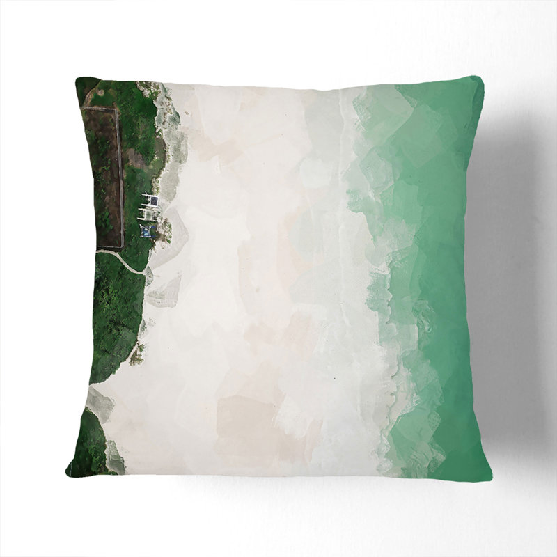 Square Throw Cushion, 55cm H x 55cm W x 20cm D, Stone
