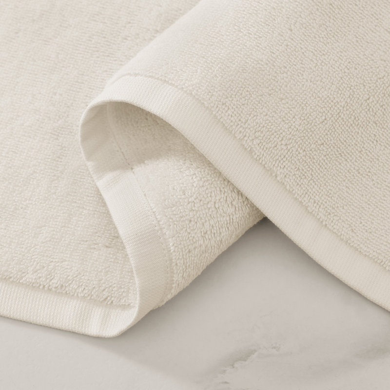 Egyptian Cotton Plush Towels, Washcloth, Ivory