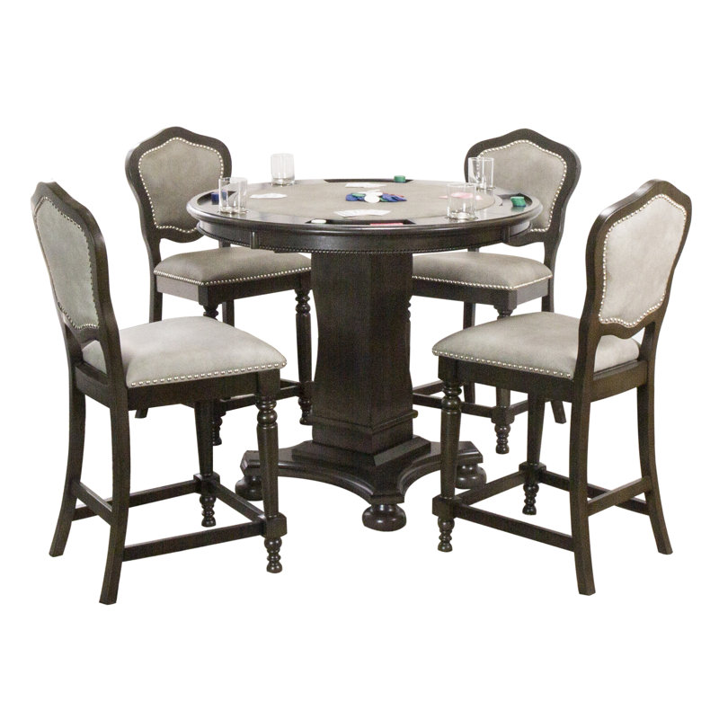 Vegas 4 - Person Pedestal Dining Set