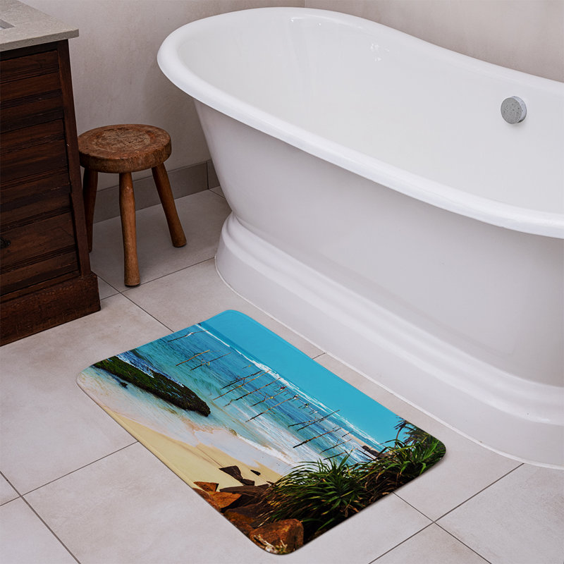 Dontey Non-Slip Backing Bath Rug and Bath Mat