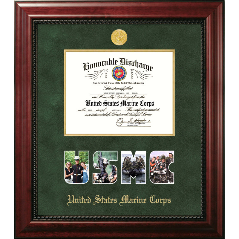 Marine Discharge Executive Picture Frame