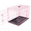 Caisse moyenne pour chien en acier pliable-1312549982-1312549981