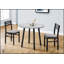 Ensemble de table de salle à manger compact 3 pièces avec abattant, idéal pour les petites cuisines et les espaces de vie modernes-32657564-32657563
