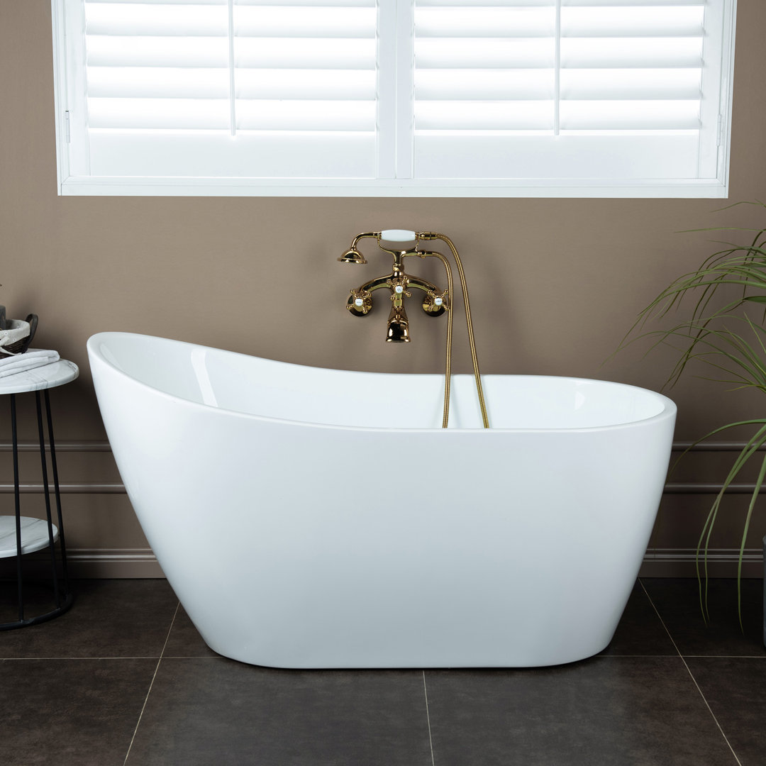 Aether 3 Handle Wall Roman Tub Faucet with Diverter WoodBridge 