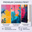 «Pink Blue Vibrant Forest Path I», art mural encadré coloré rose, impressions sur toile artistiques-429411821-429411826