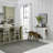  Colburn Pet Feeder Accent Cabinet w/ Hooks & Bowl Cut-Outs