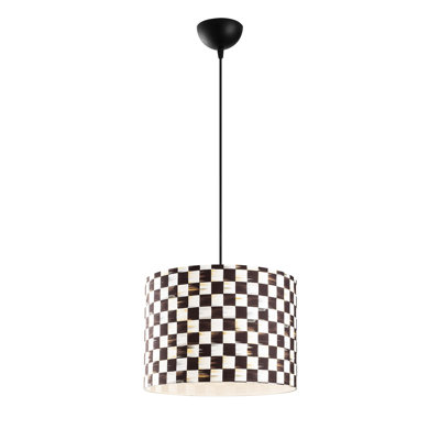 Luminaire suspendu tambour 1 lumière Shayaan
