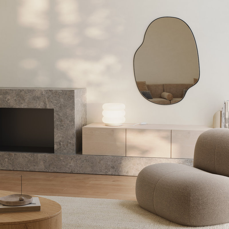 Argizari Table Light, Sand, 9.5" H x 10" W x 10" D