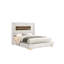 Lit tapissier contemporain avec simulateur de foyer 3D et audio Bluetooth-1545680939-1545680936