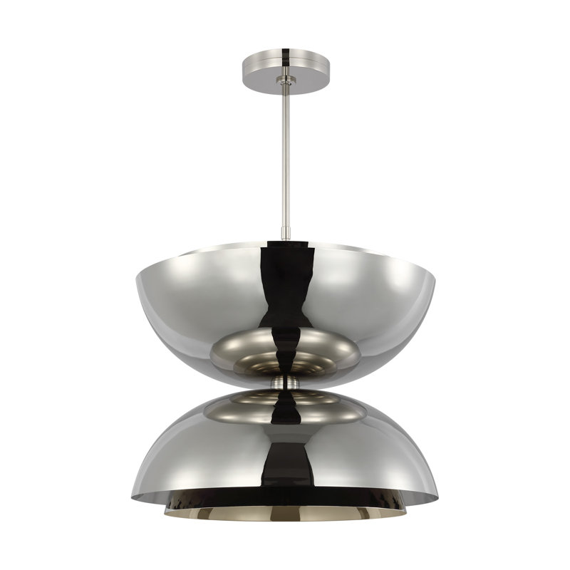 Shanti 2 - Light LED Pendant, Polished Nickel, 26" W x 26" D x 21.2" H