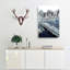 San Francisco Oakland Bay Bridge Abstract Art - Wrapped Canvas-55340828
