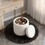43cm Wide Cylinder Striped Standard Ottoman