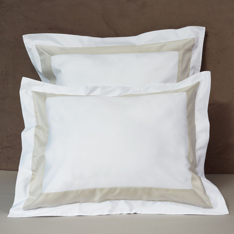 Aida Sham, Euro Sham, White/Pearl