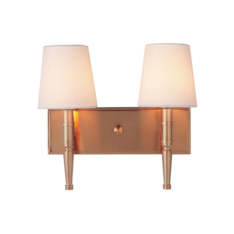 Quinlan 2 - Light Vanity Light, Satin Brass