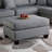 Reversible Sectional Sofa With Ottoman (Sectional)-65934337