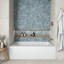 Baignoire en alcôve droite en acrylique blanc brillant avec drain extérieur Streamline 60 po x 30 po Streamline-101699346