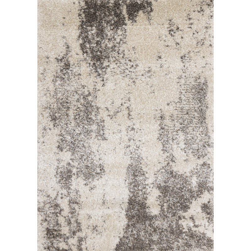 Tapis à motif abstrait patiné Aura, Rectangle 7 pi 10 po x 11 pi 2 po