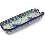 Forget Me Not Stoneware Tray