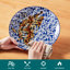 12 Pieces Porcelain Dinnerware, Round Plate, Dinner Plate, Dessert Plate And Bowl, Serve For 4 Person, Blue And White Porcelain, Ceramic Decal, Four Different Paintings-123687074