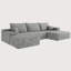 Canapé modulaire rembourré en tissu désossé de style moderne minimaliste pour le salon, canapé d'angle à siège profond, aucun assemblage requis-1196925931-1196925924-1196925922