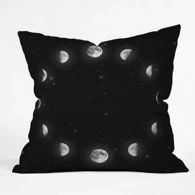 Coussin décoratif intérieur/extérieur kitty bitty moon phases