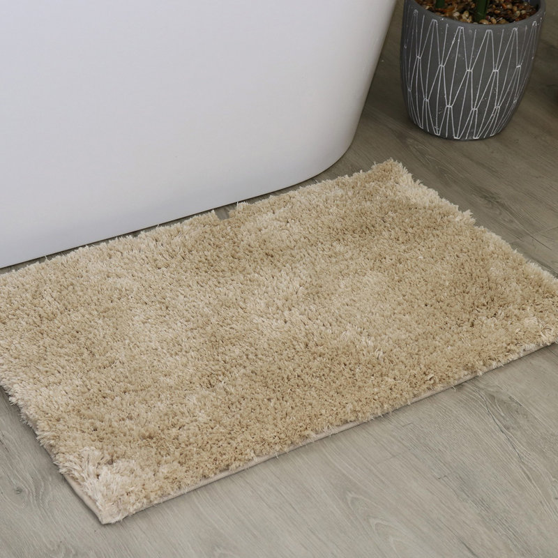 Bathroom Rugs, Extra Soft Absorbent Bath Rugs, Non-Slip, Quick Drying, Machine Washable, Plush Comfort for Bathroom Floor, Tub, Shower and Home Decor Accessories, 20x32, Linen